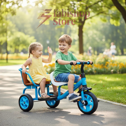 BICICLETA 2 ASIENTOS PARA NIÑOS