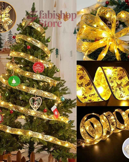 ARBOL DE NAVIDAD 1.80 + 2 CINTA LED NAVIDEÑA + 1 CJA. LUCES NAVIDEÑAS 3metros + 2 LAMPARAS NAVIDEÑAS