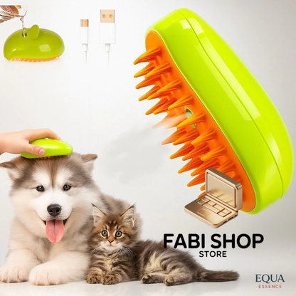 Cepillo a Vapor 3 en 1 + Rodillo Quita Pelos Bigan