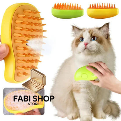 Cepillo a Vapor 3 en 1 + Rodillo Quita Pelos Bigan